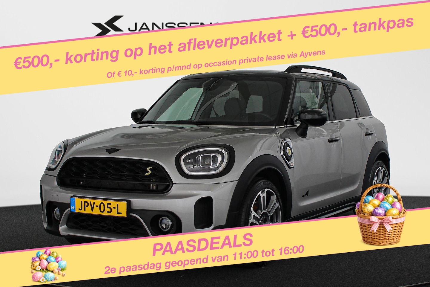 MINI Countryman - Mini 1.5 Cooper S E ALL4 Leder Memory LED Elektrische Stoelverstelling - AutoWereld.nl