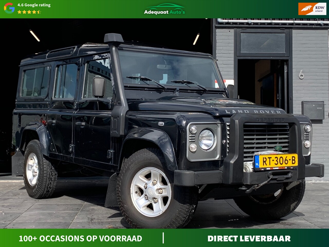 Land Rover Defender 110 - 2.4 TD SW E|Airco|Stoelvw|Trekhaak - AutoWereld.nl