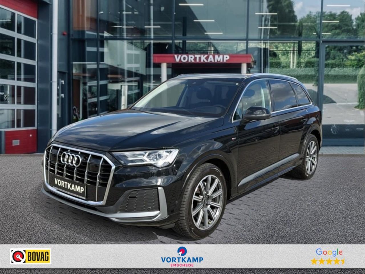 Audi Q7 - 3.0 TDI QUATTRO S LINE TREKHAAK/LUCHTVERING/360CAM/ELEK-KLEP/ACC/HUD - AutoWereld.nl