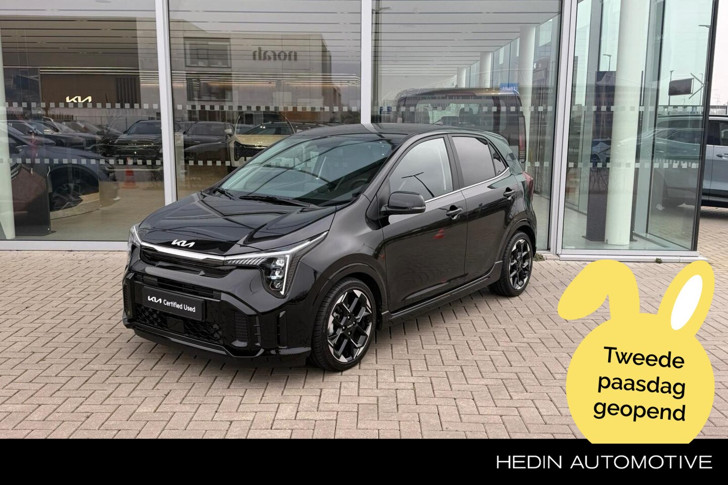 Kia Picanto - 1.0 DPI GT-Line Automaat | Open dak | Leder | Navigatie | Camera | Climate control | Stoel - AutoWereld.nl