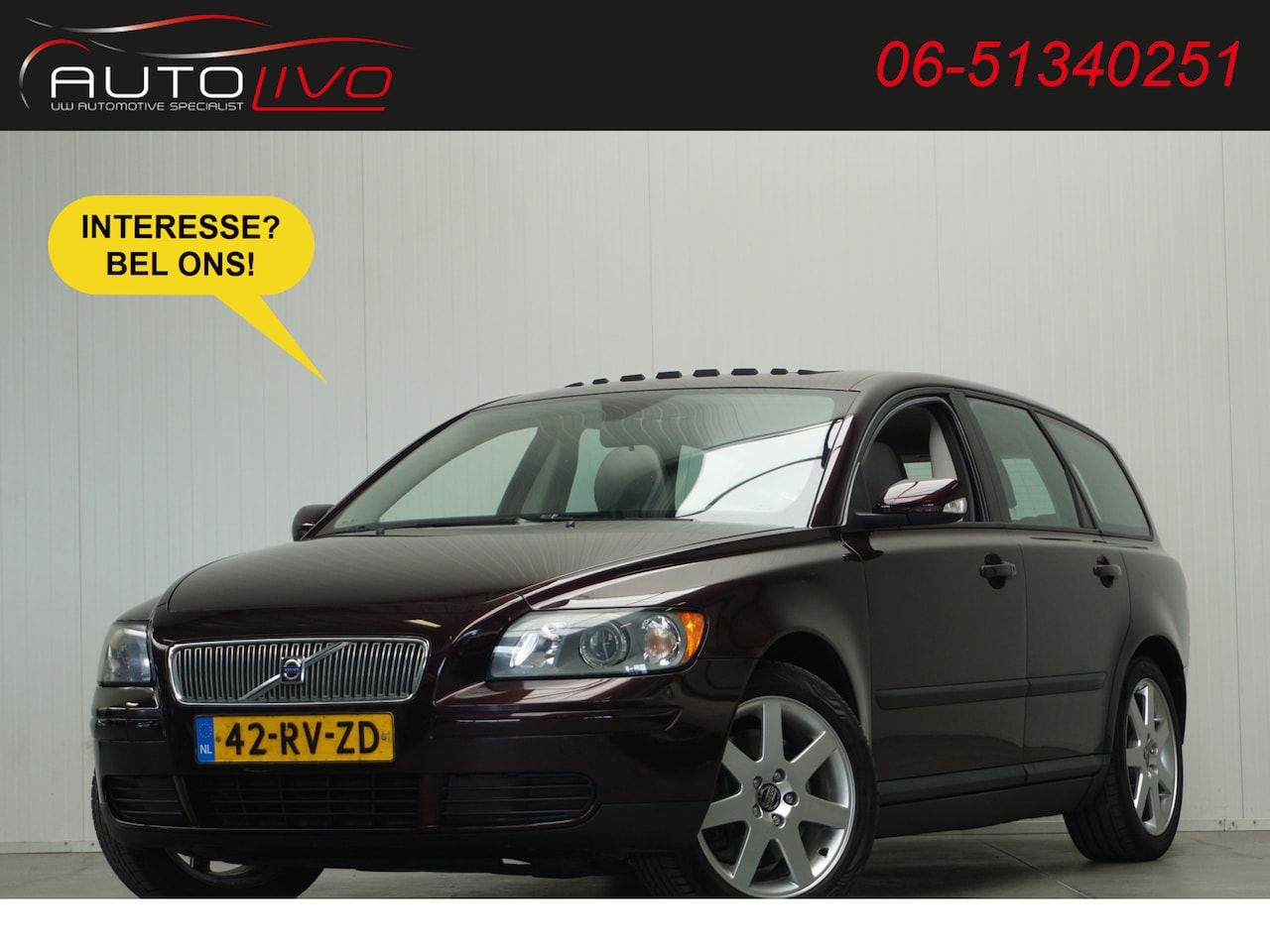 Volvo V50 - 2.5 T5 AWD Momentum 220 PK! NL AUTO! - AutoWereld.nl