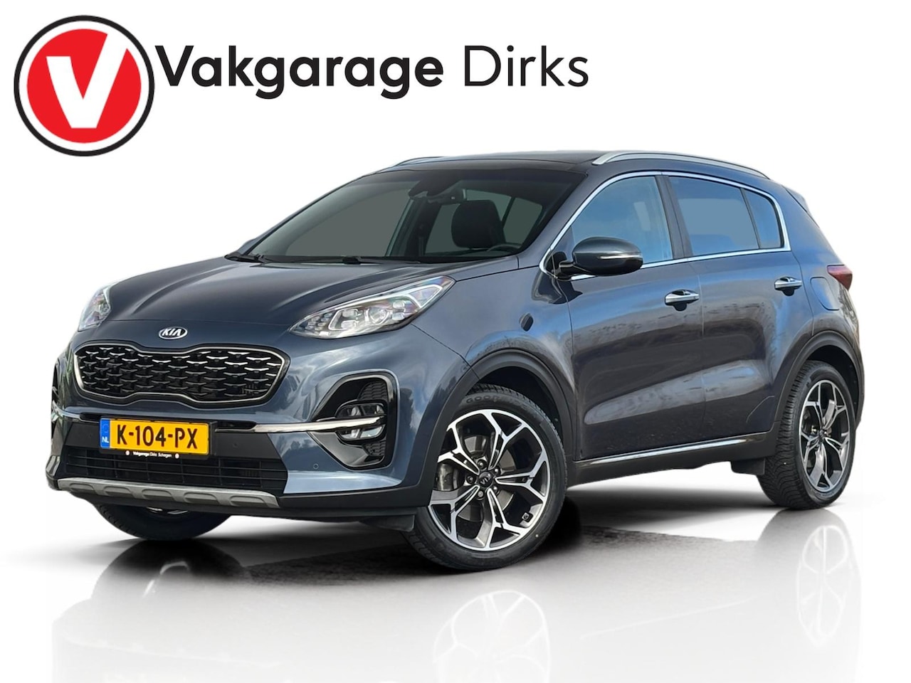 Kia Sportage - 1.6 T-GDI Aut7 GT-Line ✅ LED ✅ Pano ✅ Leder - AutoWereld.nl