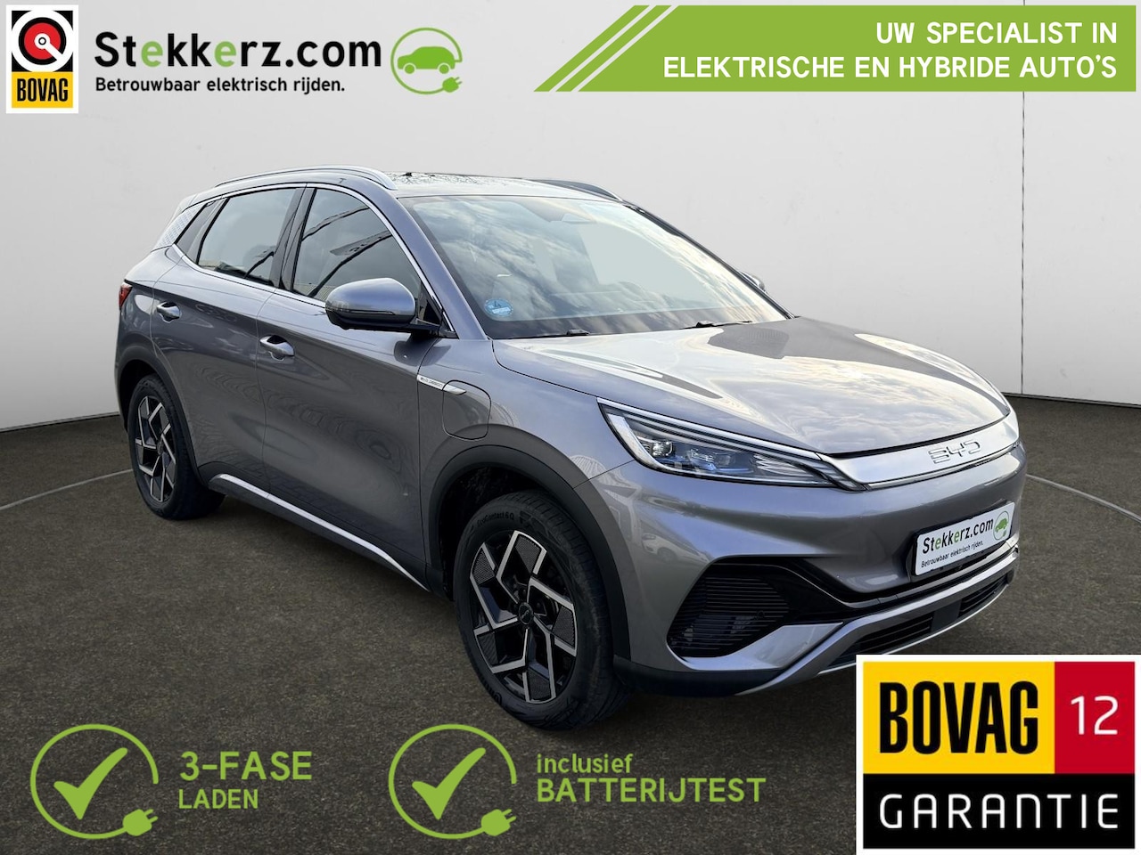 BYD Atto 3 - Design 60 kWh | All-in prijs incl. 12 mnd BOVAG garantie | Aviloo Accutest - AutoWereld.nl