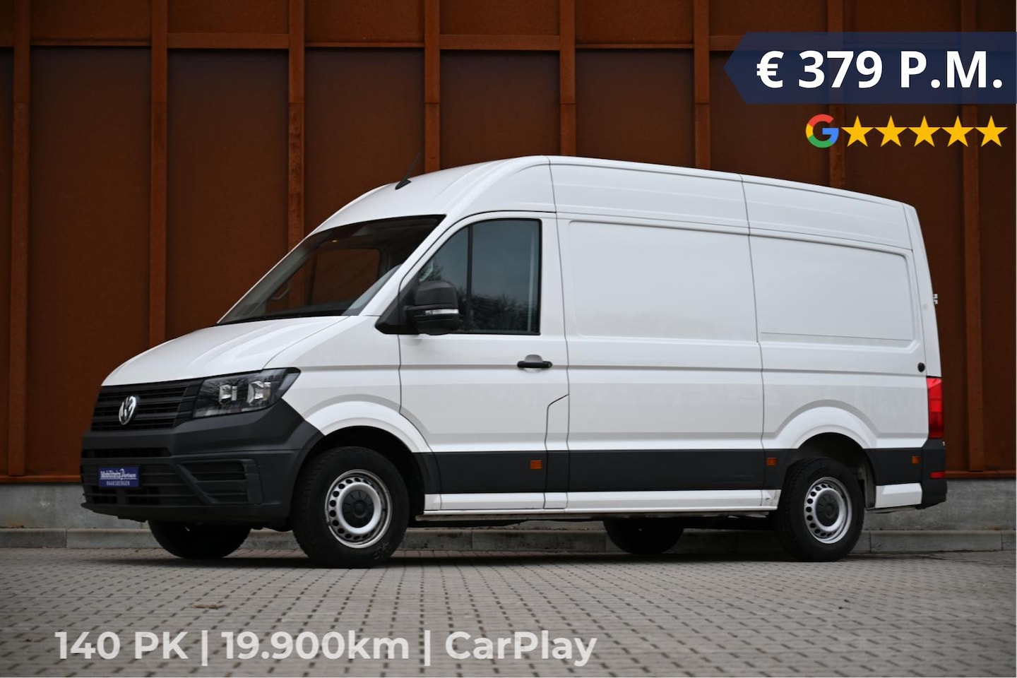 Volkswagen Crafter - 2.0 TDI L3H3 140PK | CarPlay | Cam | 270gr deuren - AutoWereld.nl