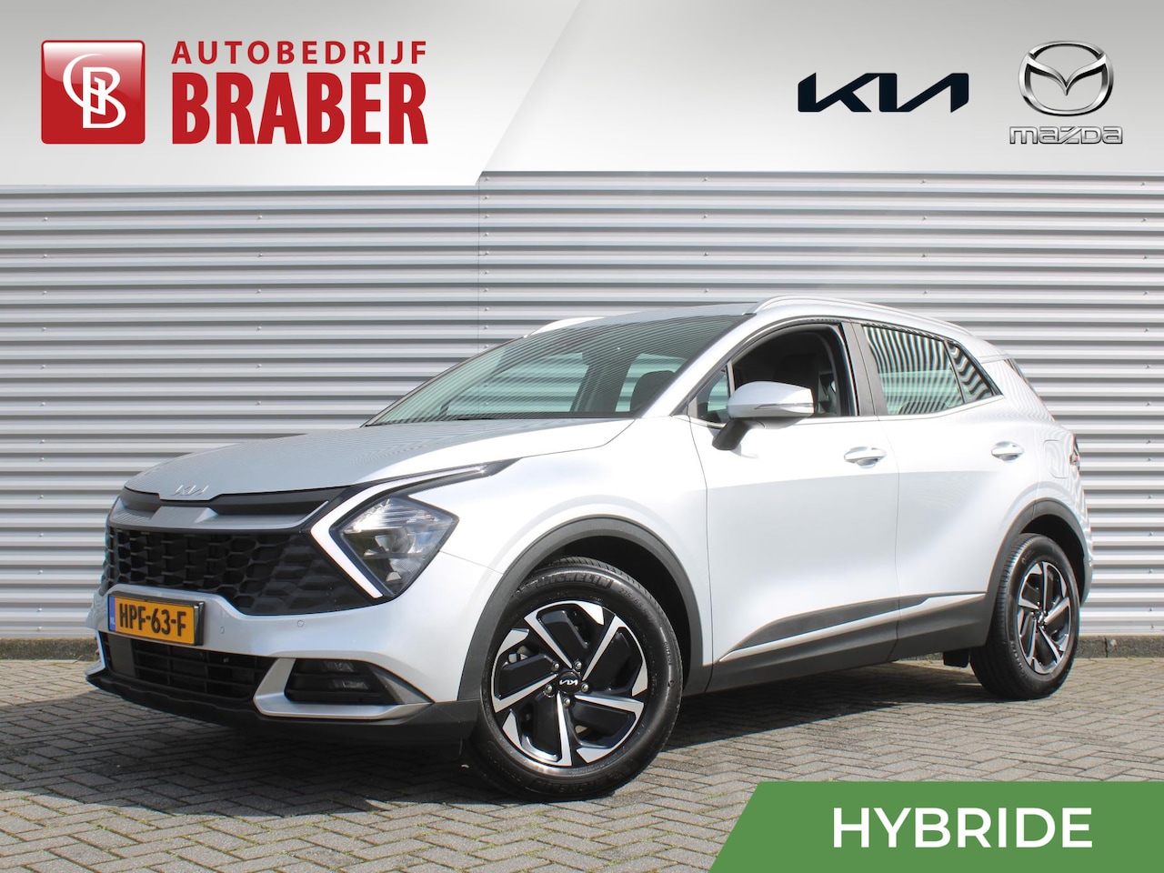 Kia Sportage - 1.6 T-GDi Hybrid DynamicLine | Camera | Cruise adapt. | Navi | 17" LM | Clima v+a | LED | - AutoWereld.nl