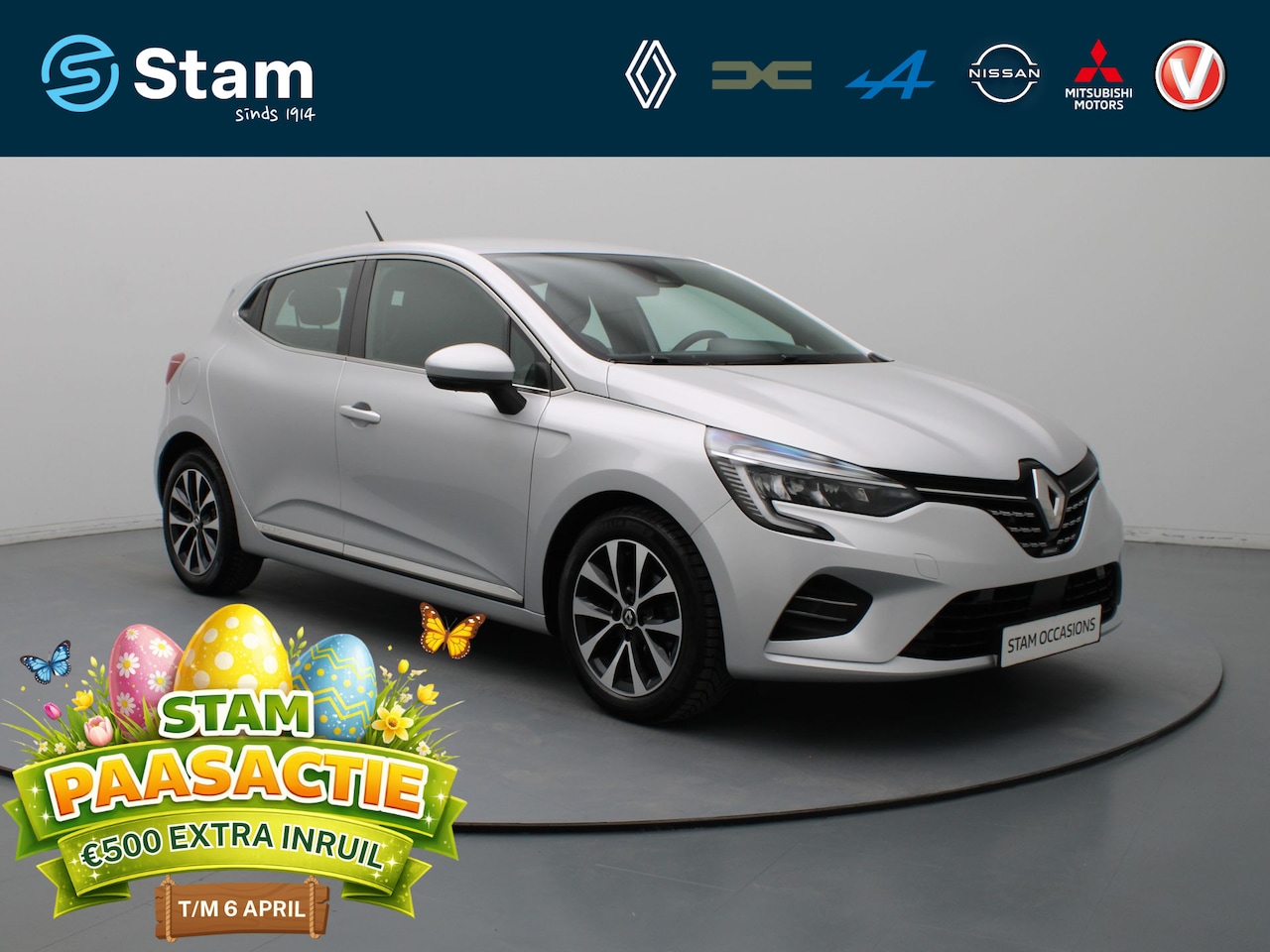 Renault Clio - TCe 90pk Bi-Fuel Intens Camera | Cruise | Navi | Parkeersens. v+a - AutoWereld.nl