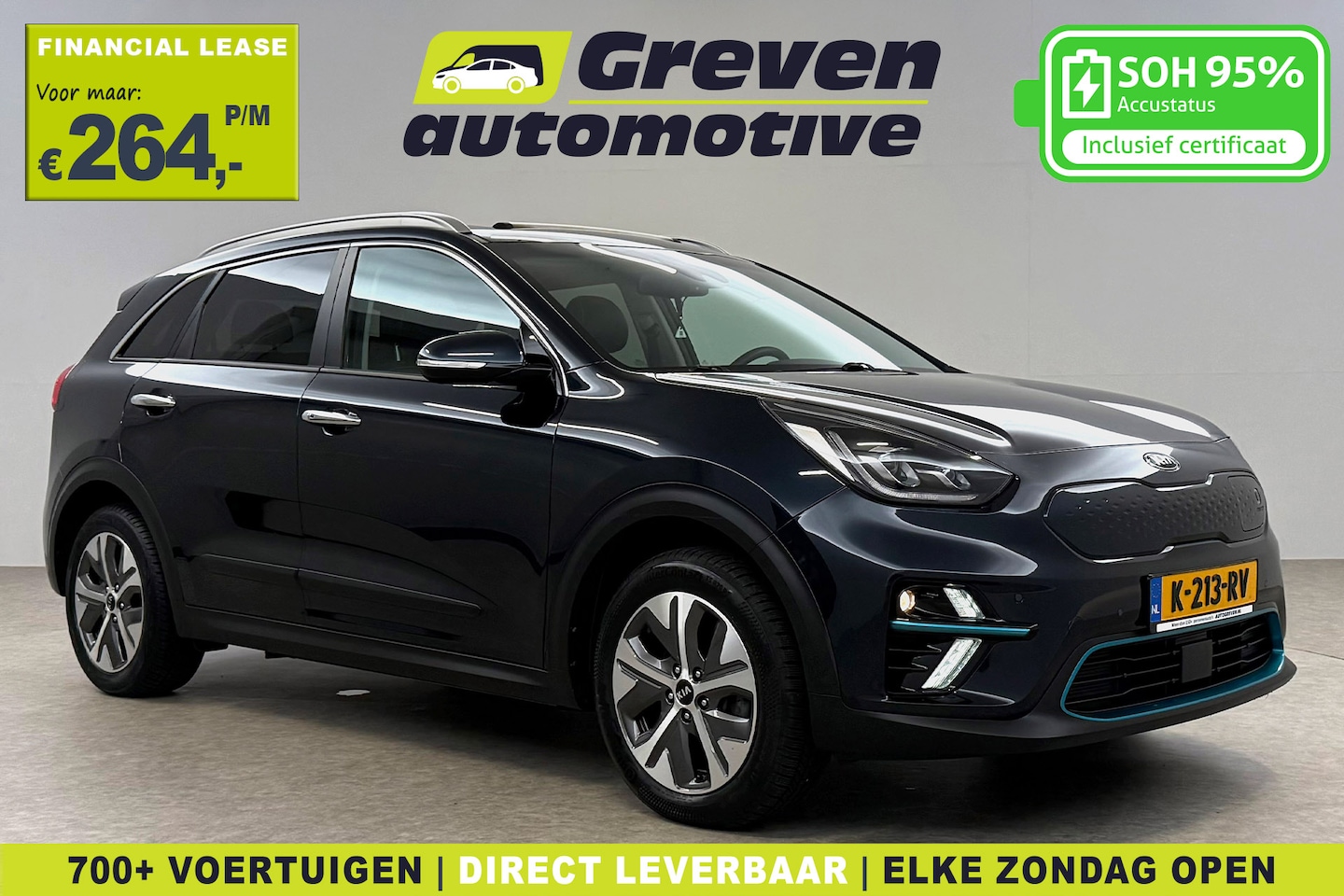 Kia Niro EV - DynamicPlusLine 64 kWh | Snelladen | SOH 95% | Pano | Camera | Adap. Cruise | Carplay | St - AutoWereld.nl