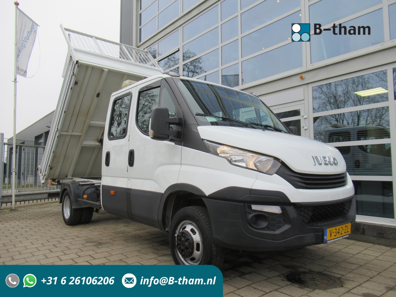 Iveco Daily - 35C14D 2.3 100KW EURO6 375 DOKA Dubbelcabine Kipper - AutoWereld.nl