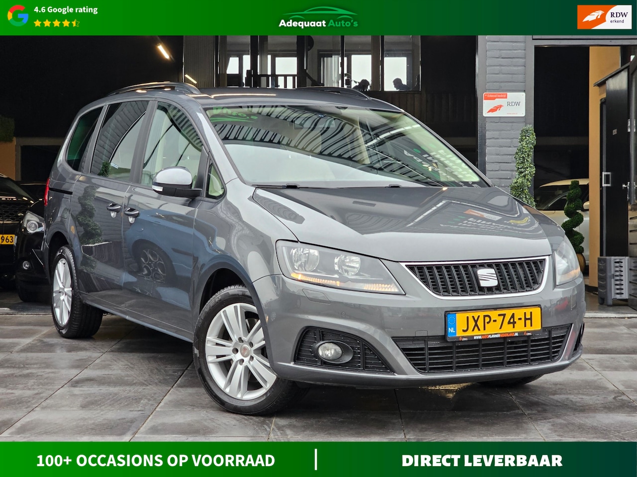 SEAT Alhambra - 1.4 TSI Style 7p|AUT|Cruise|Trekhaak|NAVI|APK - AutoWereld.nl