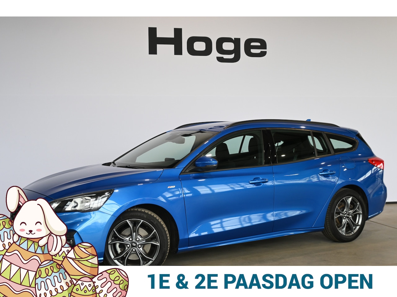 Ford Focus Wagon - 1.0 EcoBoost 126pk ST Line ketting! Navigatie 1e Eigenaar Airco LED Cruise control Goed On - AutoWereld.nl