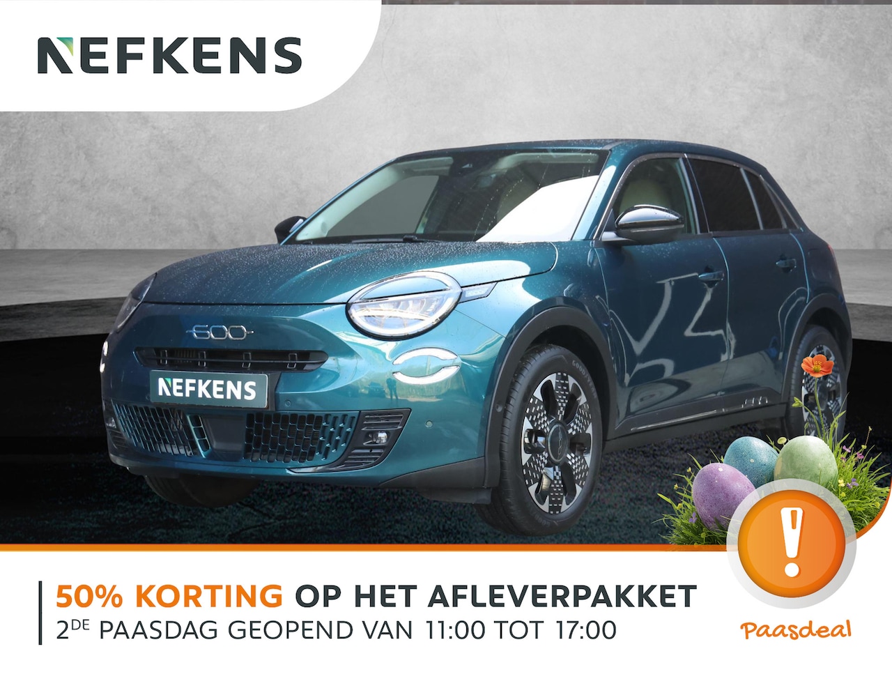 Fiat 600 - La Prima 110pk Hybrid | Achteruitrijcamera | Dodehoekdetectie | Lederen Bekleding - AutoWereld.nl