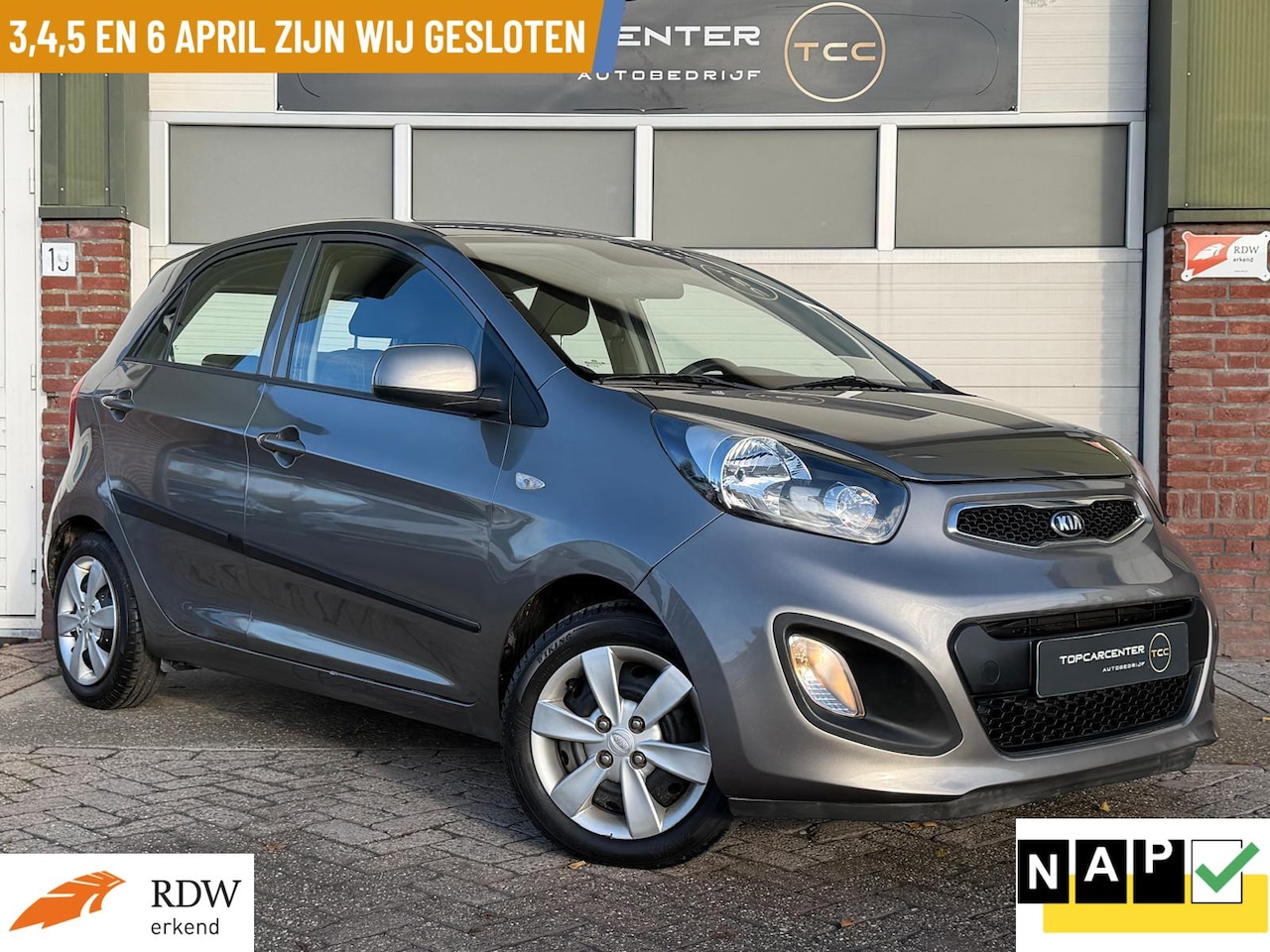 Kia Picanto - 1.2 CVVT Comfort Pack/AIRCO/AUT/5DRS/APK/NAP - AutoWereld.nl