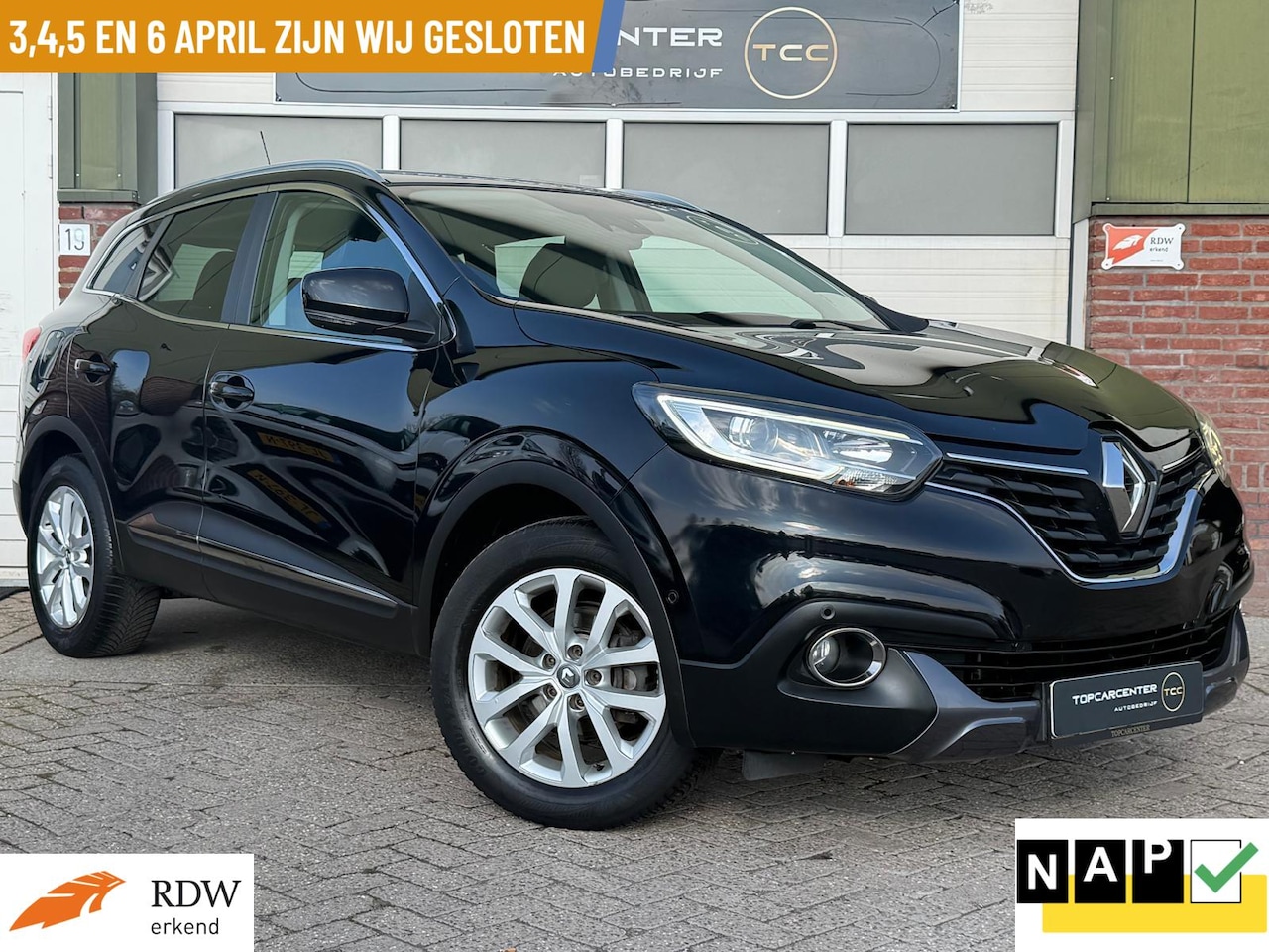 Renault Kadjar - 1.2 TCe Intens/CAMERA/NAVI/KEYLESS/APK/NAP - AutoWereld.nl