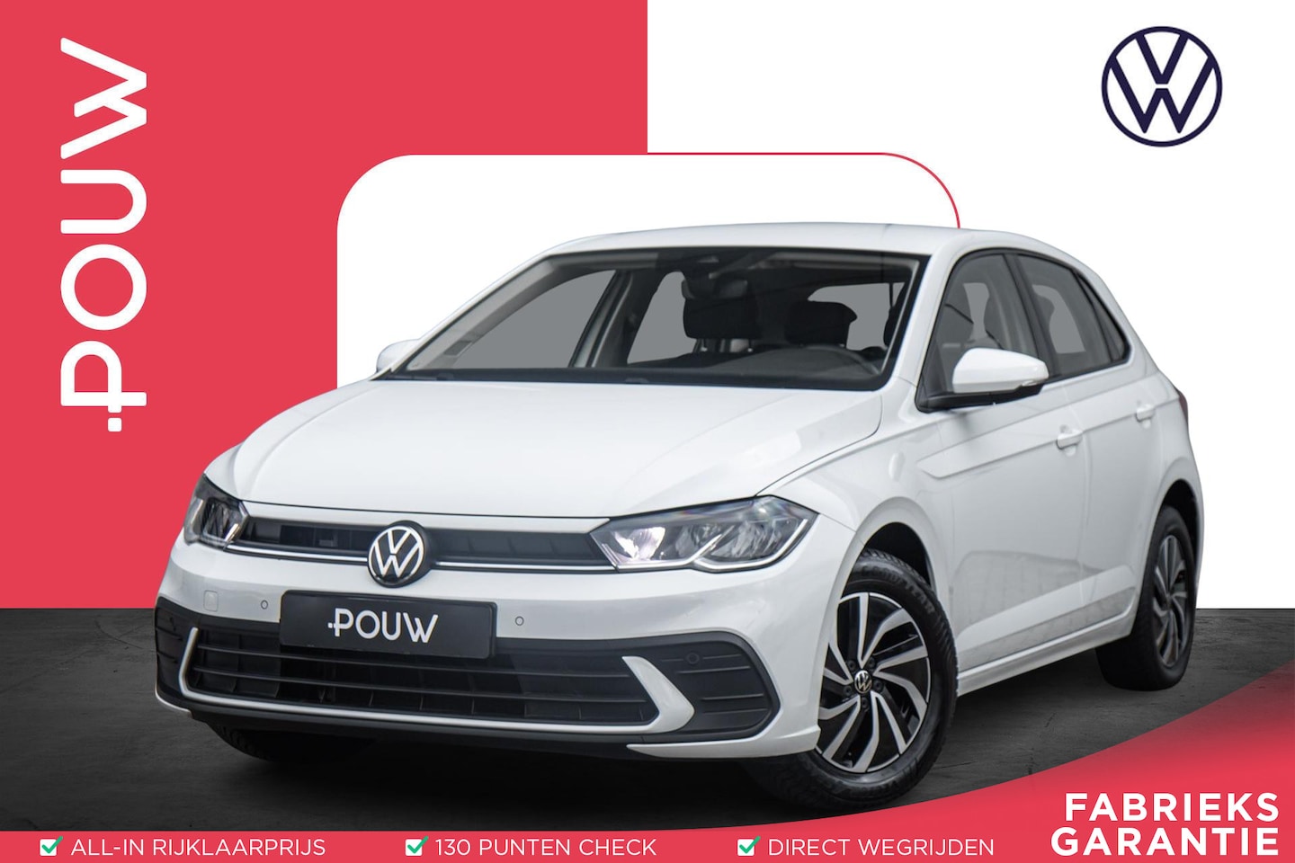 Volkswagen Polo - 1.0 TSI 95pk Life | Achteruitrijcamera | Cruise Control Adaptief | All Season Banden - AutoWereld.nl