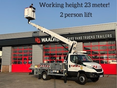 Iveco Daily - 70C14 CTE lift 23 meter, elektrische lift 17 uren 2 persoonslift 250 kg