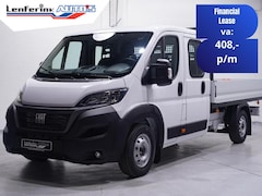 Fiat Ducato - 2.2 Mjet 140 pk Dubbel Cabine 7p Pick Up / Open Laadbak Airco, Cruise Control, LxBxH 330x2