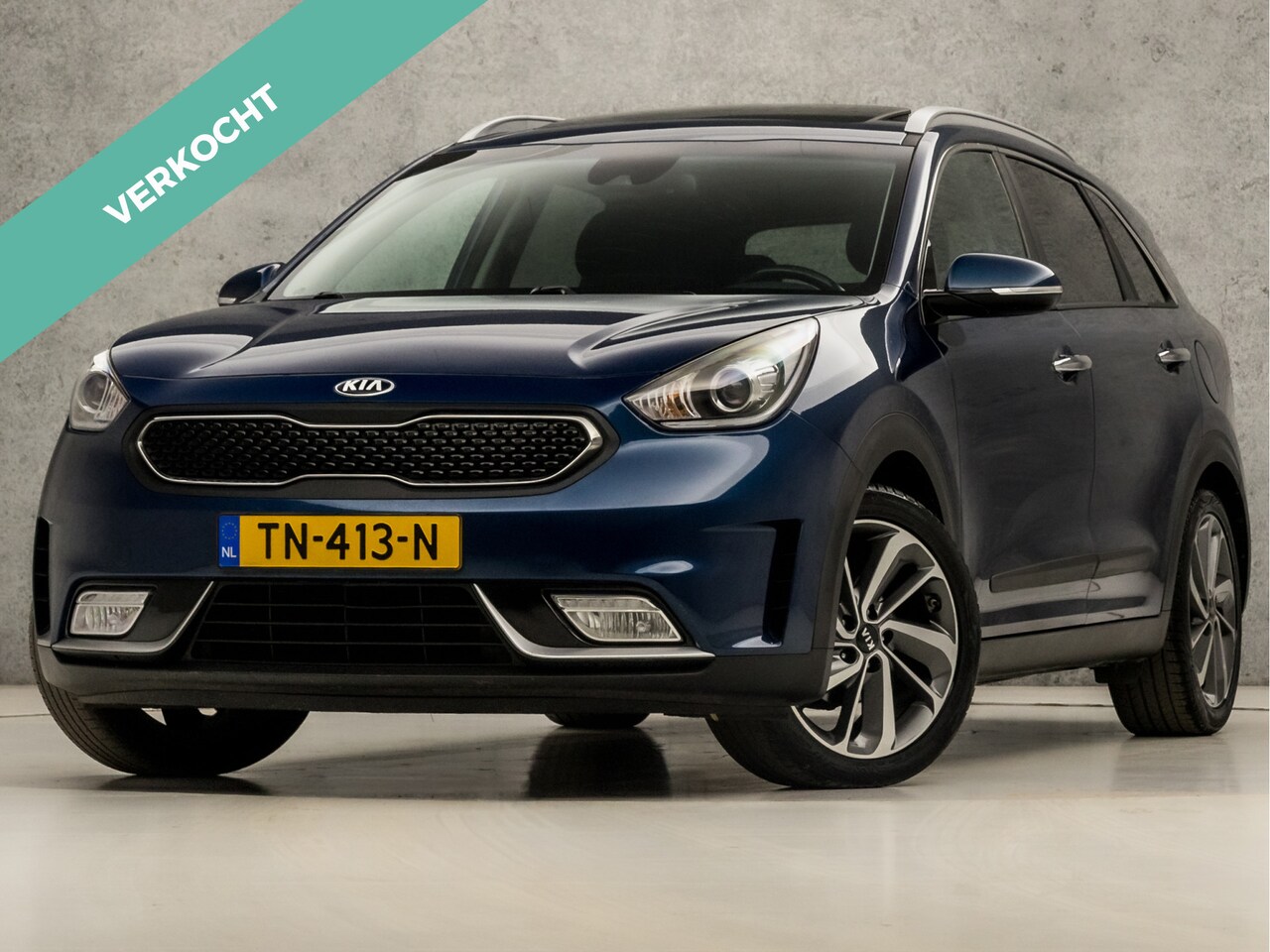 Kia Niro - 1.6 GDi Hybrid Sport 142Pk Automaat (SCHUIFDAK, APPLE CARPLAY, NAVIGATIE, CAMERA, LEDER, S - AutoWereld.nl