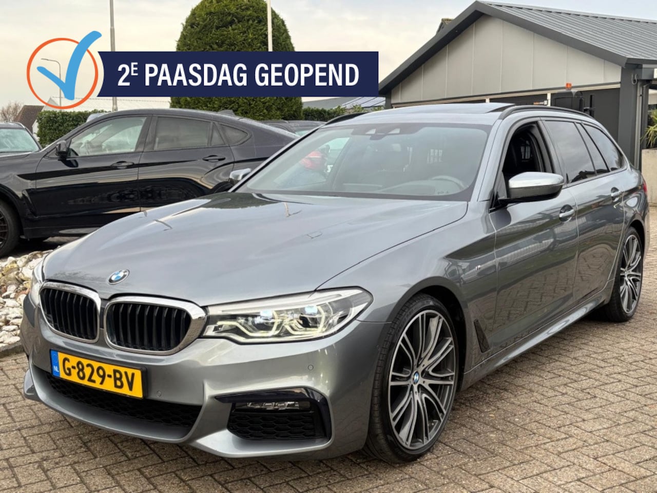BMW 5-serie Touring - 520i M-Pakket 2019 Panodak HUD Dealerauto - AutoWereld.nl