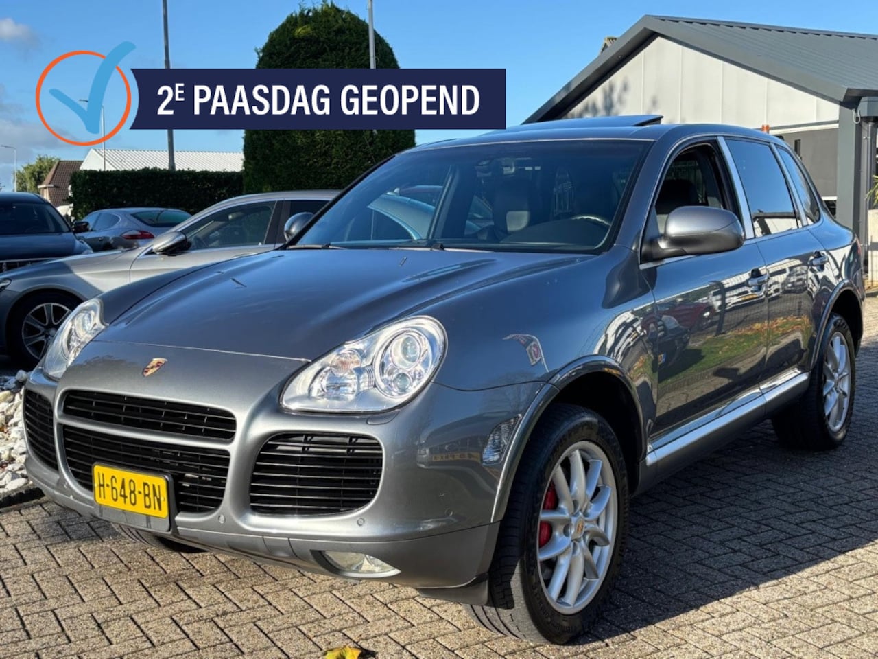 Porsche Cayenne - 4.5 TURBO 2004 Grijs Schuifdak Youngtimer - AutoWereld.nl