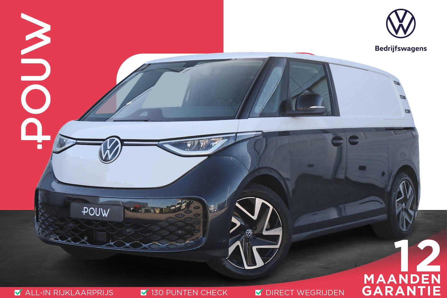 Volkswagen ID. Buzz Cargo - 77 kWh | SoH 99% | Schuifdeur Links | Trekhaak Wegklapbaar | Assistance Pakket Plus | Navi - AutoWereld.nl