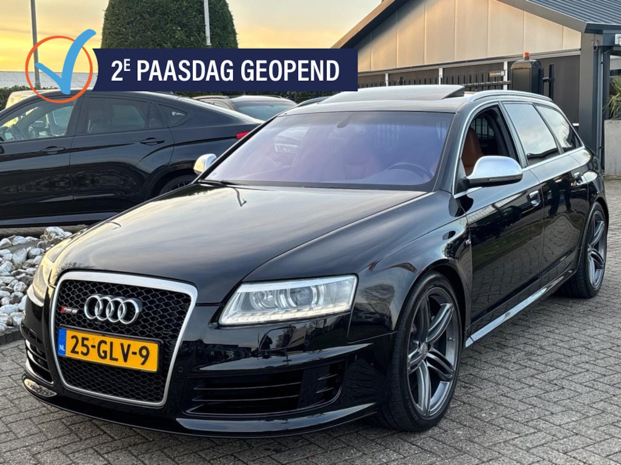 Audi RS6 - 5.0 TFSI V10 Quattro Zwart Audi Exclusive Carbon - AutoWereld.nl