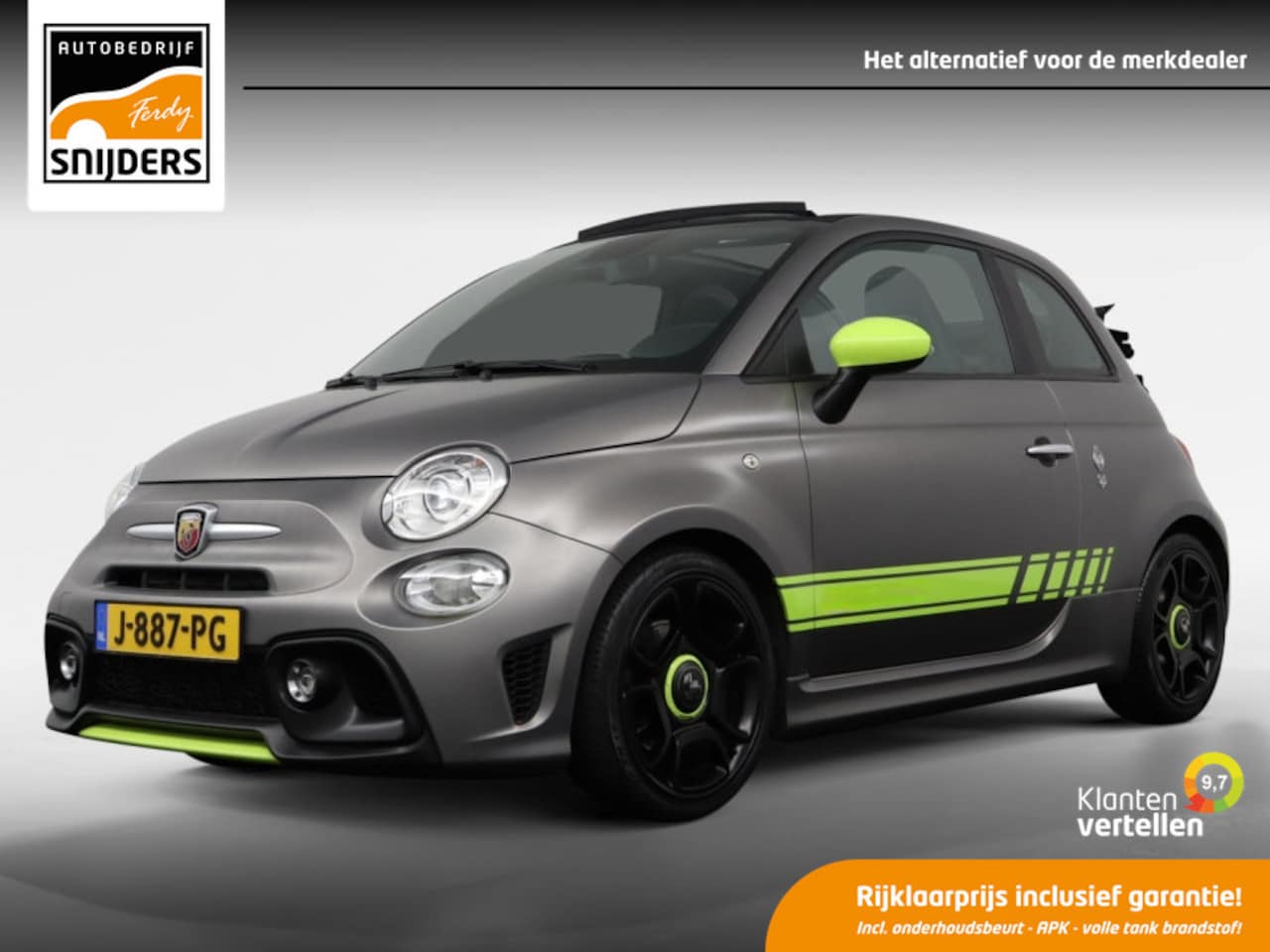 Fiat 500 Abarth - 500C 1.4 T-Jet Abarth Turismo 70th Anniversary (1 of 200 - UNIEK) 165 PK LIMITED EDITION | - AutoWereld.nl