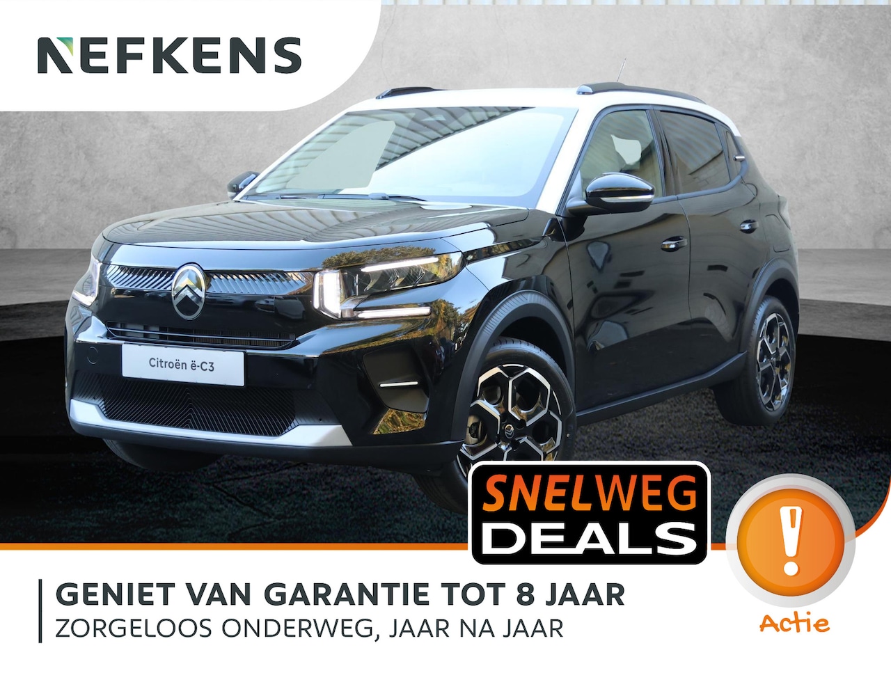Citroën ë-C3 - Max 113pk 44 kWh | 3-fase lader | Camera | Lichtmetalen velgen | Two tone Wit dak| uit voo - AutoWereld.nl
