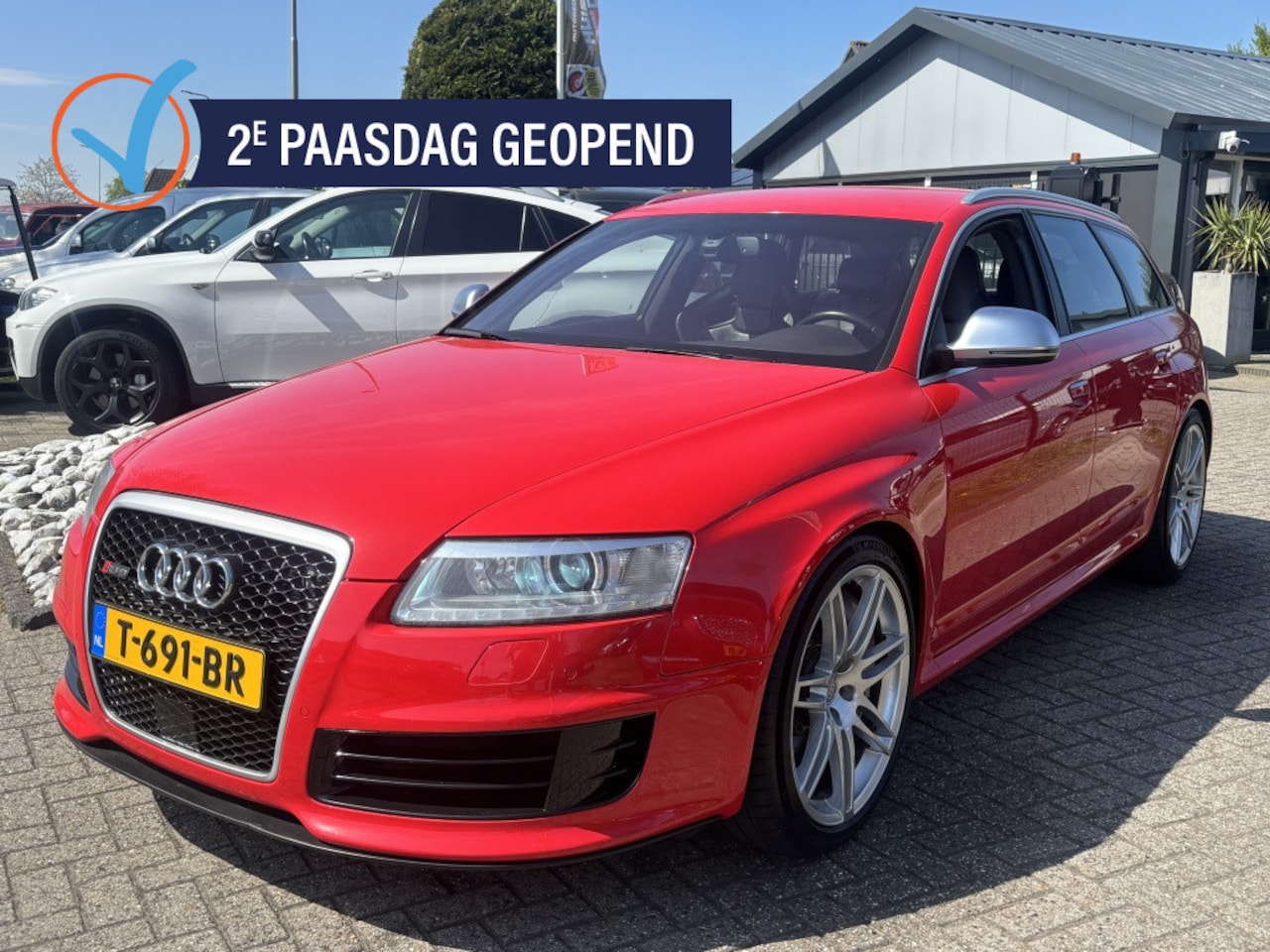 Audi RS6 - 5.0 TFSI Avant Rood 2009 Youngtimer Documentatie A6 S6 - AutoWereld.nl