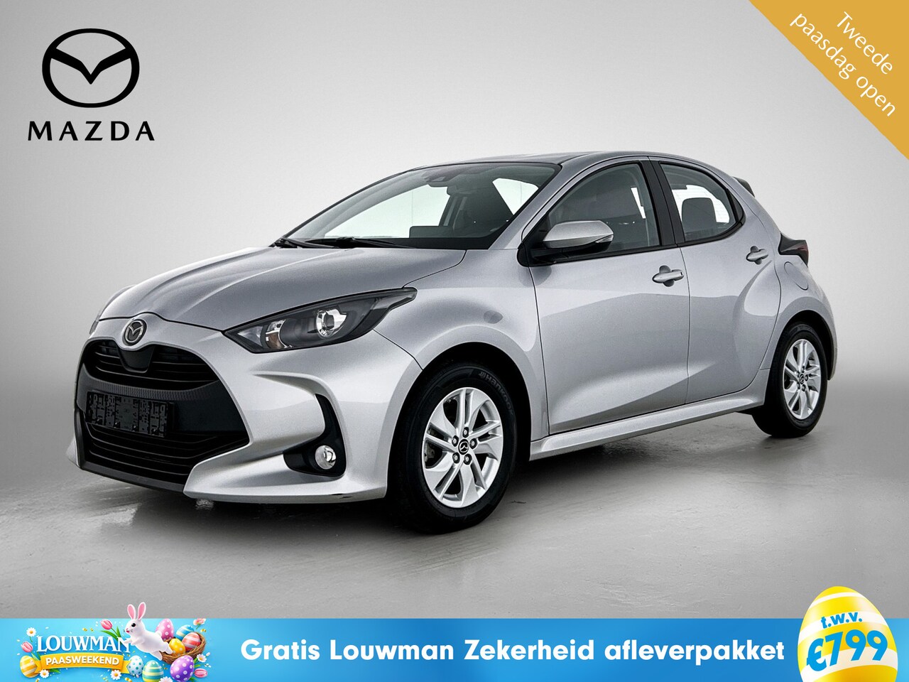Mazda 2 Hybrid - 1.5 Agile | Carplay | Climate control | door AWNB Verkozen tot NUMMER 1 Top 10 zuinige gez - AutoWereld.nl