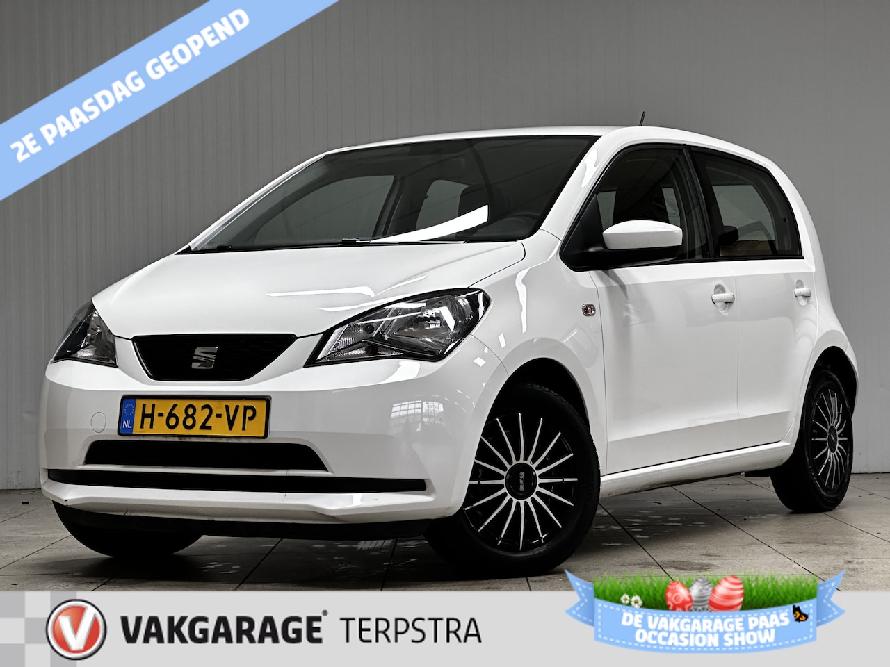 SEAT Mii - 1.0 Style /5-Drs /Airco /Radio-CD AUX /Isofix /Stuurbekrachtiging /Bumpers in kleur /Airba - AutoWereld.nl