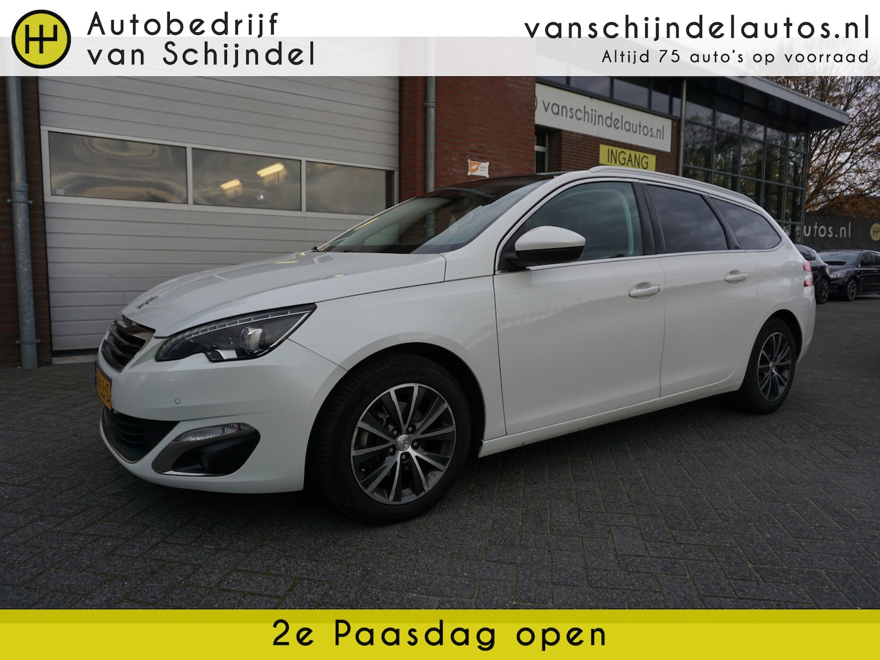 Peugeot 308 SW - 1.2 PURETECH 131PK ALLURE NIEUWE APK CAMERA PANORAMADAK LED NAVI APPS CLIMA CRUISE PDC V+A - AutoWereld.nl