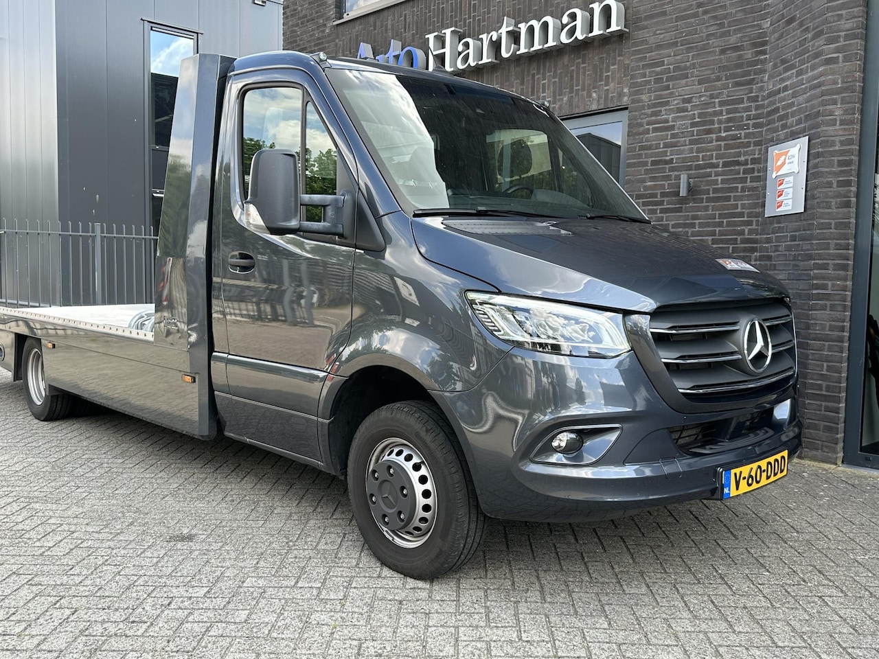 Mercedes-Benz Sprinter - 519 1.9 CDI L3 RWD AUT Oprijwagen Tijhof | Luchtvering | Standkachel | Lier - AutoWereld.nl