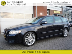 Volvo V50 - 2.0 146PK MOMENTUM ORIGINEEL NEDERLANDS ECC AIRCO CRUISECONTROL LEDER PARKEERSENSOREN 17IN