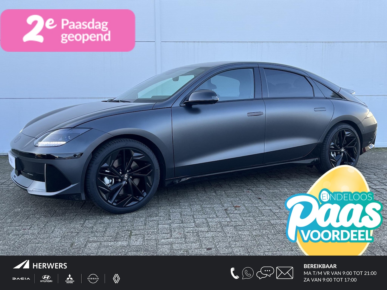 Hyundai IONIQ 6 - Business 77.4 kWh ** Nu met € 1.500 voordeel, Nieuw uit voorraad leverbaar ** - AutoWereld.nl