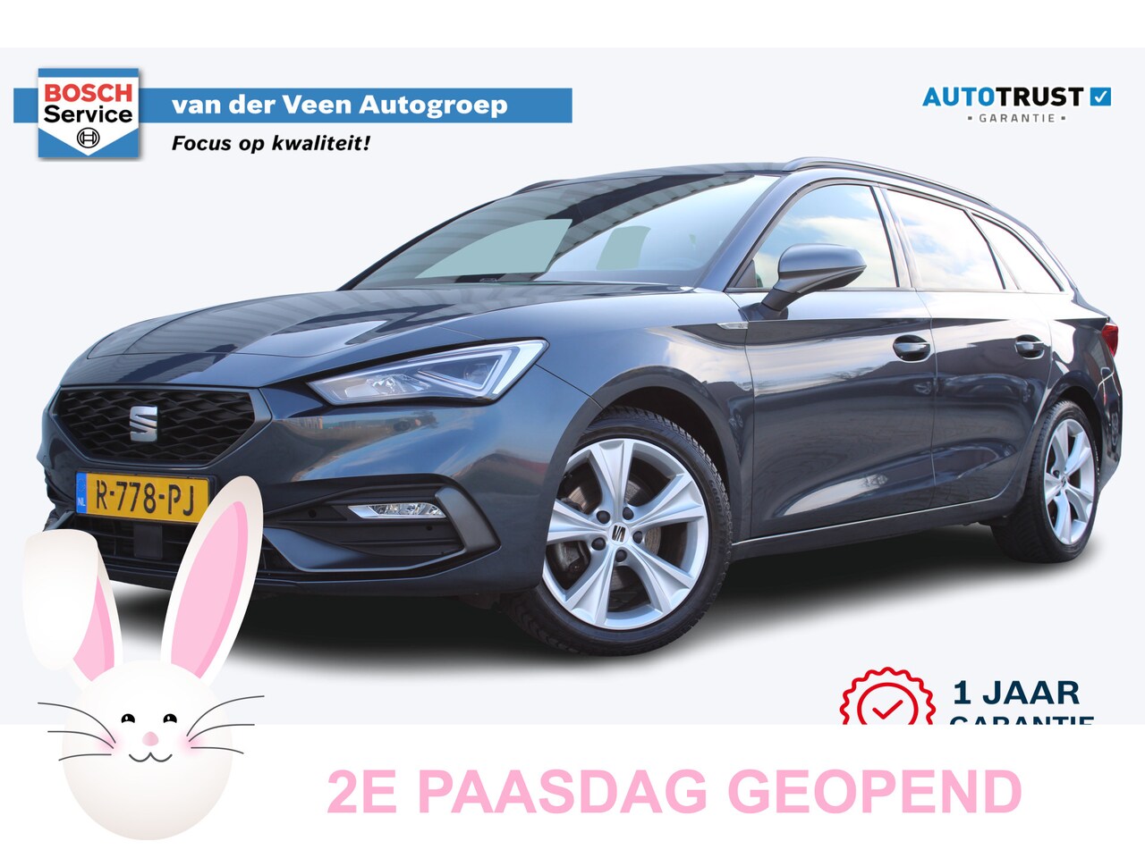 SEAT Leon Sportstourer - 1.0 eTSI FR Business | Incl. 12 maanden garantie | Cruise control | Climate control | Uitk - AutoWereld.nl