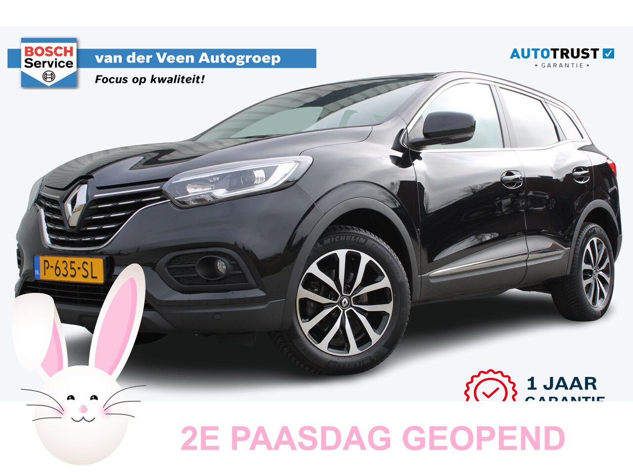 Renault Kadjar - 1.3 TCe Equilibre Automaat | Incl. 12 maanden garantie 100% onderhouden | Achteruitrijcame - AutoWereld.nl
