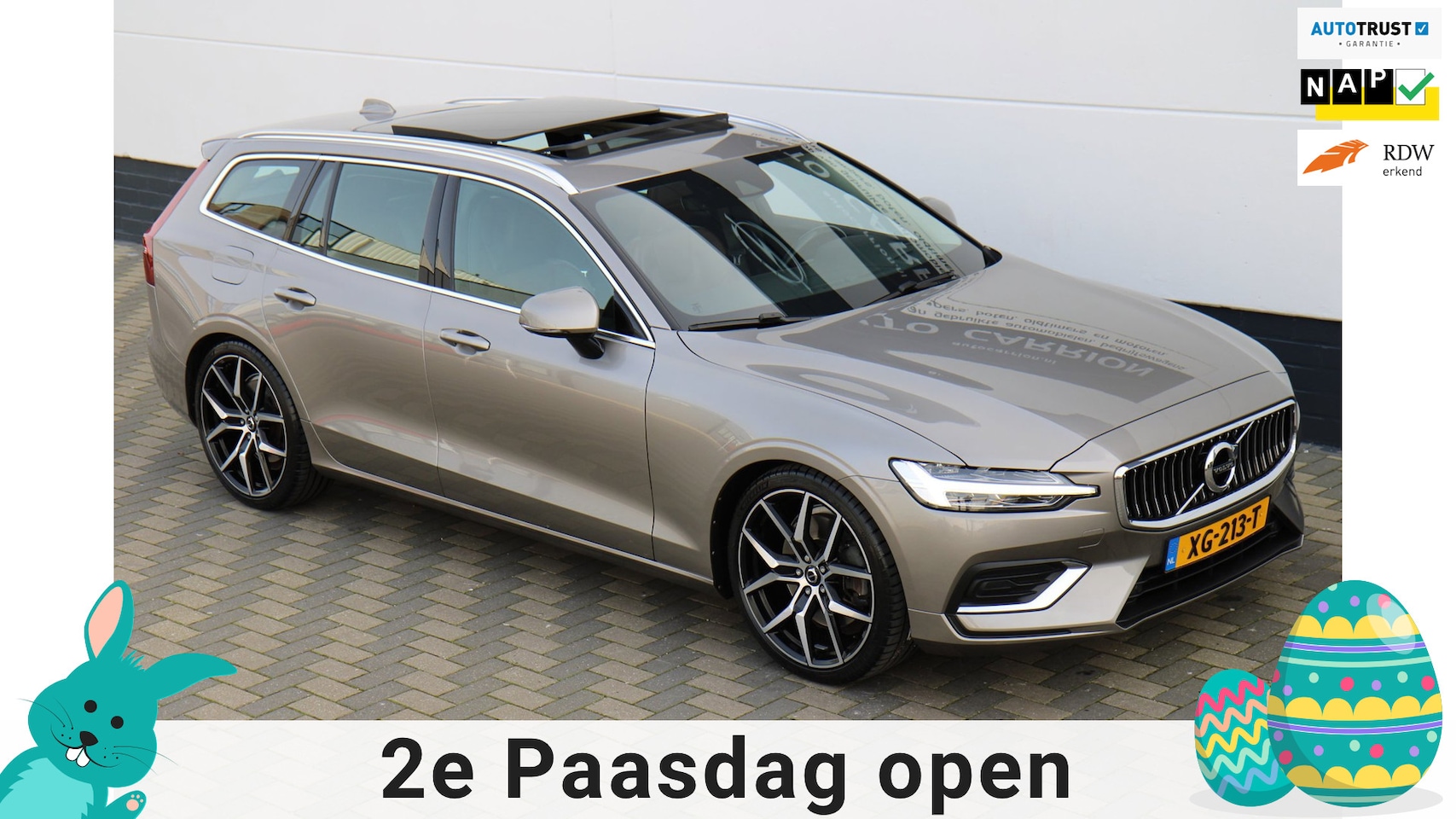 Volvo V60 - 2.0 T5 Inscription Pano Trekhaak Carplay HUD NAP!! - AutoWereld.nl