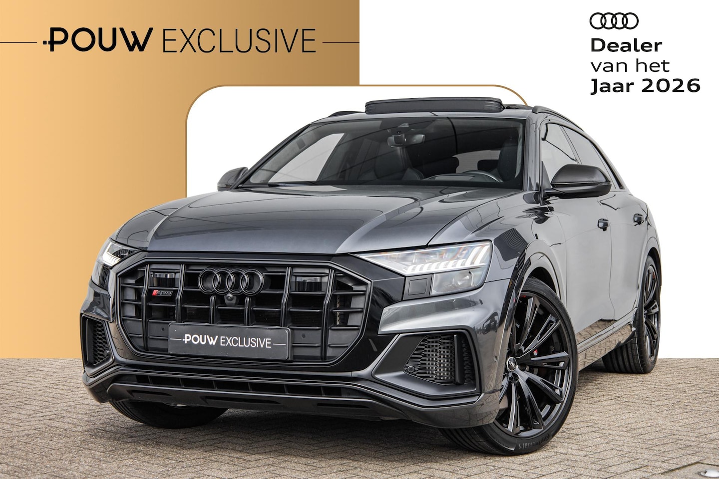 Audi SQ8 - 4.0 TFSI 507pk quattro | 23" LMV | Head-up | Trekhaak | Panoramadak | Alcantara Hemel | Ca - AutoWereld.nl