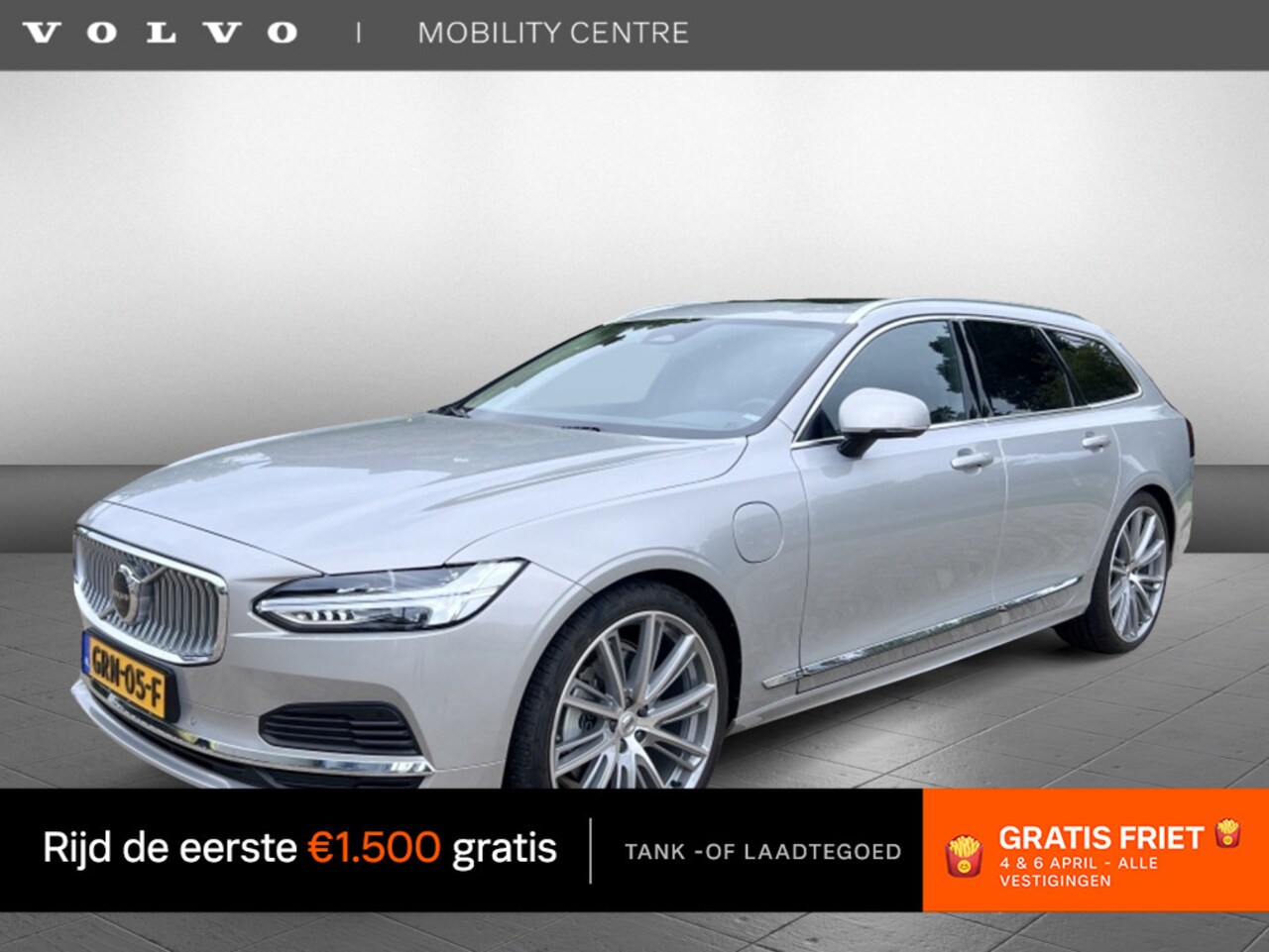Volvo V90 - 2.0 T6 AWD Plus Bright | Schuif-/Kanteldak | 21" Velgen | - AutoWereld.nl