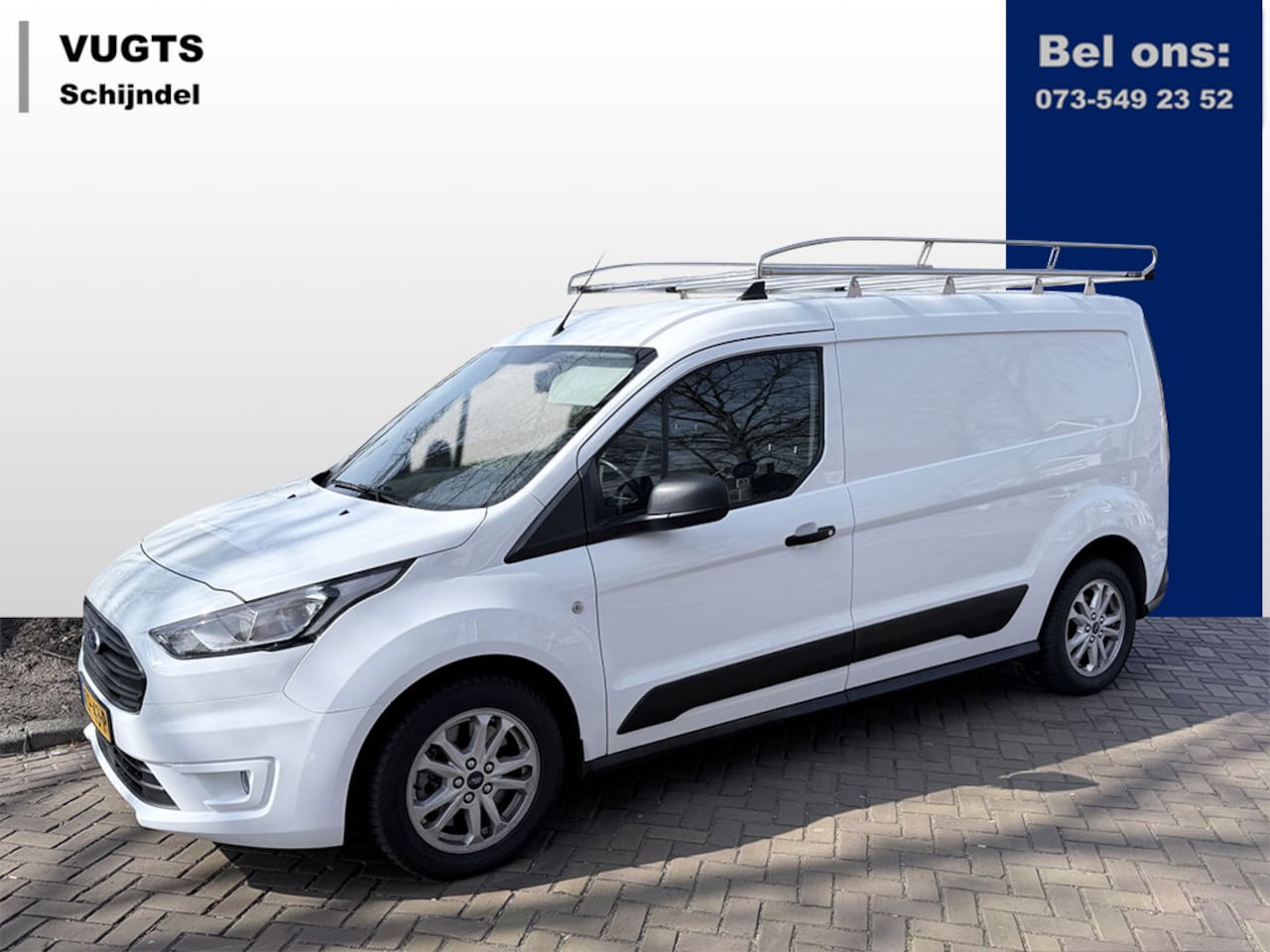 Ford Transit Connect - 1.5 EcoBlue L2 Trend Leasecontract ter overname € 455,- ex btw per maand, Full operational - AutoWereld.nl