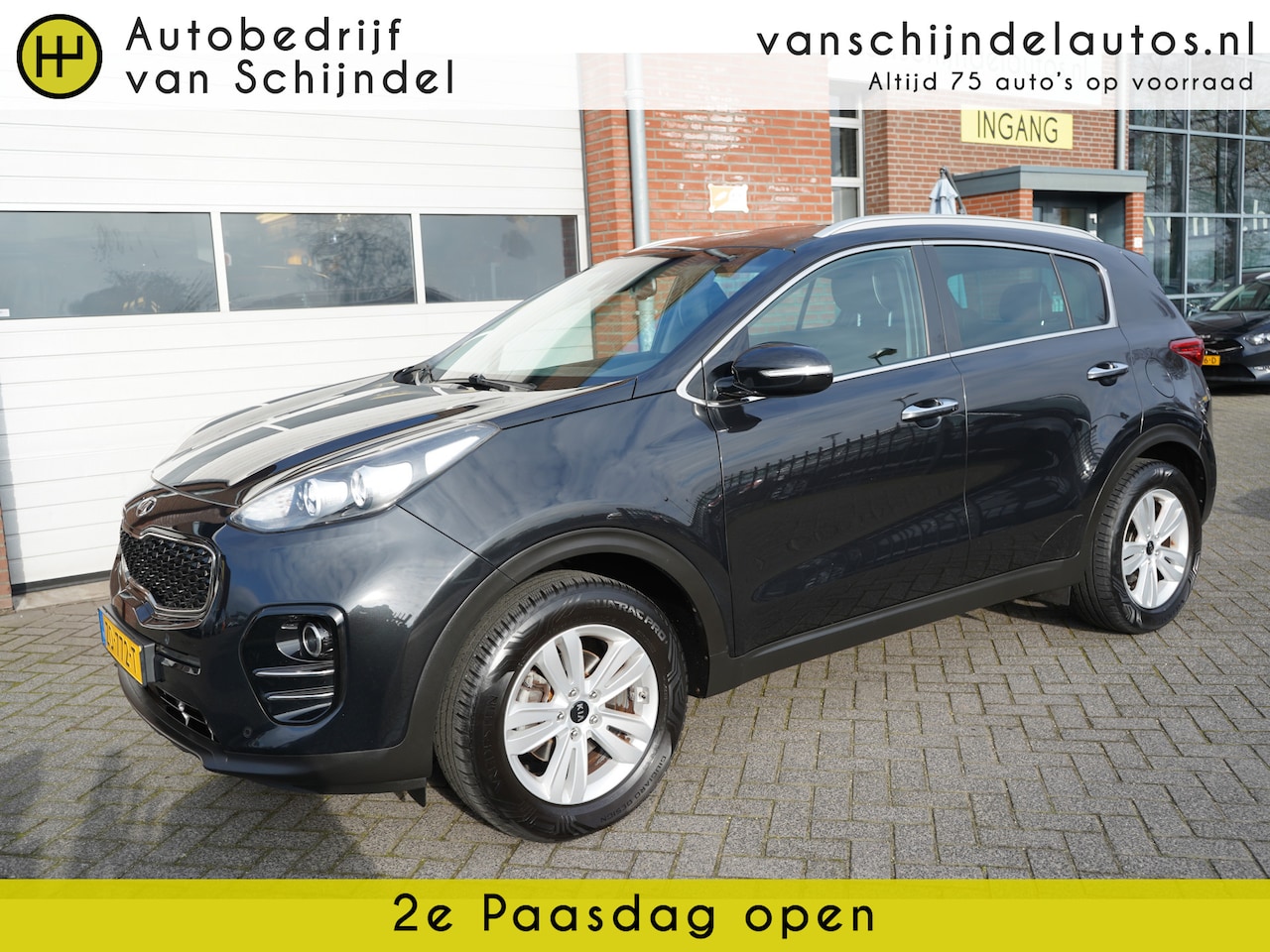 Kia Sportage - 1.6 GDI DYNAMICLINE DEC 2016 NIEUW MODEL! CAMERA TREKHAAK LEDER STOELVERWARMING NAVI ECC A - AutoWereld.nl