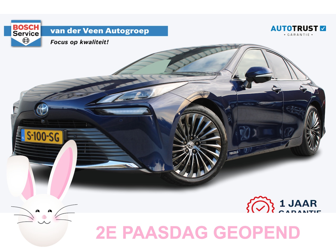 Toyota Mirai - Prestige | Incl. 12 maanden garantie | Head-up display | Stoelverwarming + ventilatie voor - AutoWereld.nl