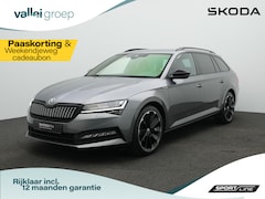 Skoda Superb - 1.4 TSI iV 218 pk Sportline | Trekhaak | Geheugenstoelen | Navigatie Columbus | Adaptief o