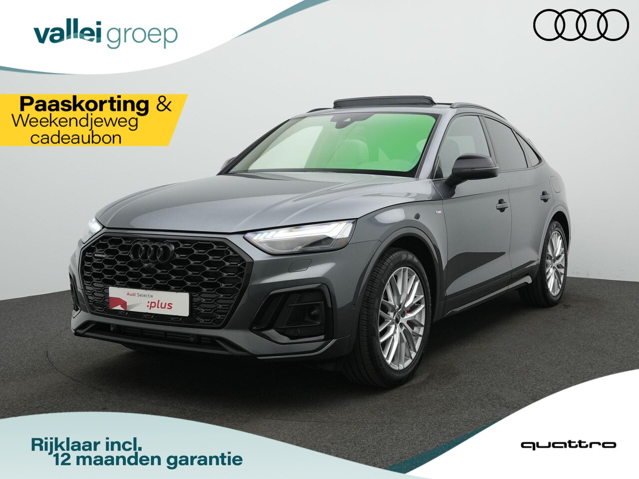 Audi Q5 Sportback - 55 TFSI e Quattro S edition Competition / S-Line | Panoramadak | Trekhaak | Luchtvering | - AutoWereld.nl