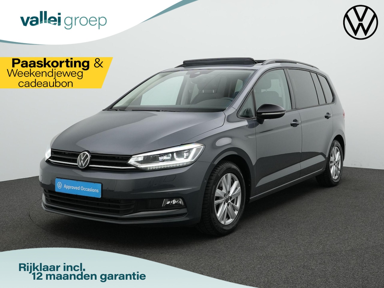 Volkswagen Touran - 7-zits 1.5 TSI 150 pk DSG Highline | Panoramadak | Trekhaak | Stoelverwarming | Sportonder - AutoWereld.nl