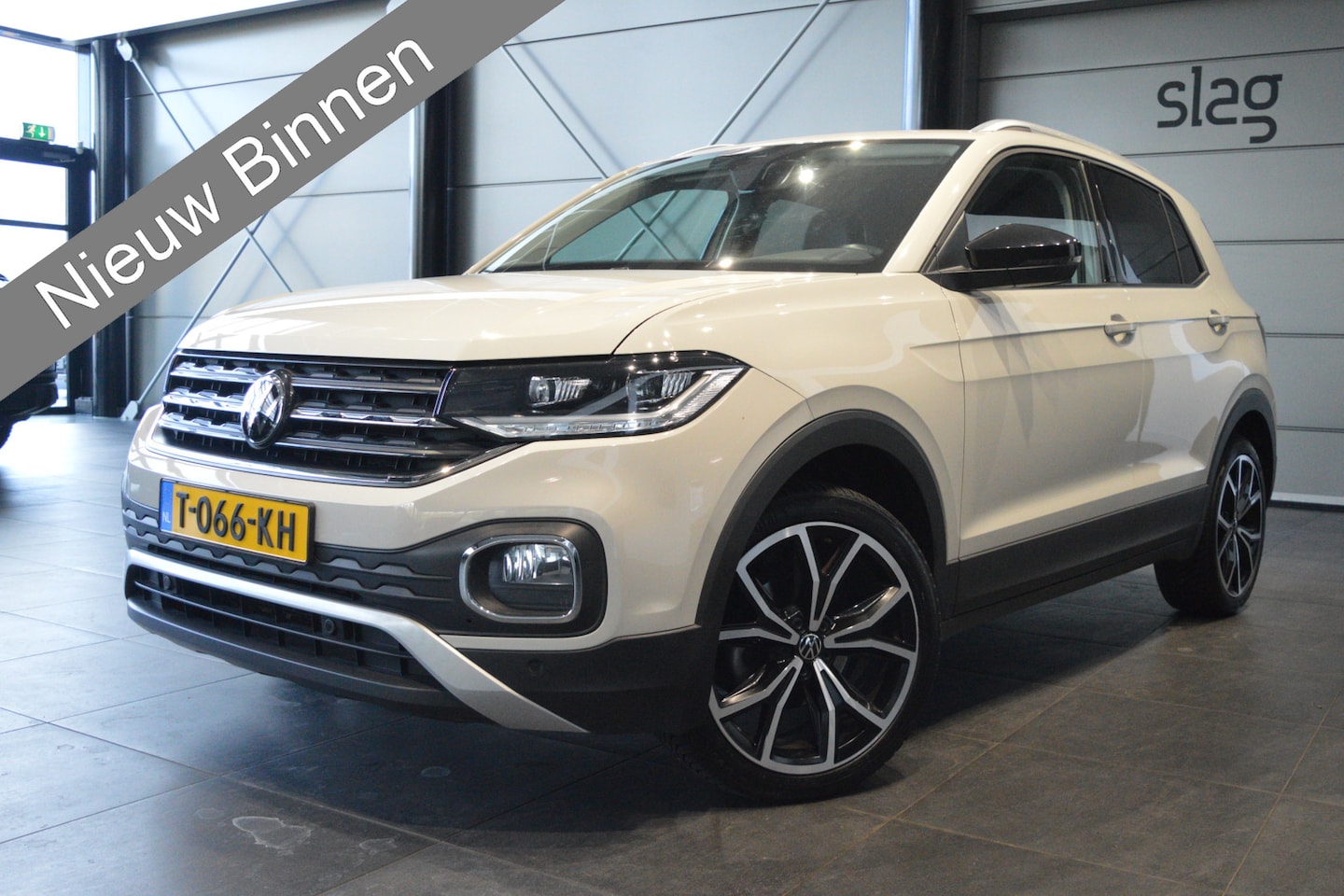 Volkswagen T-Cross - 1.0 TSI Style navi clima cruise led pdc 18 inch !! - AutoWereld.nl