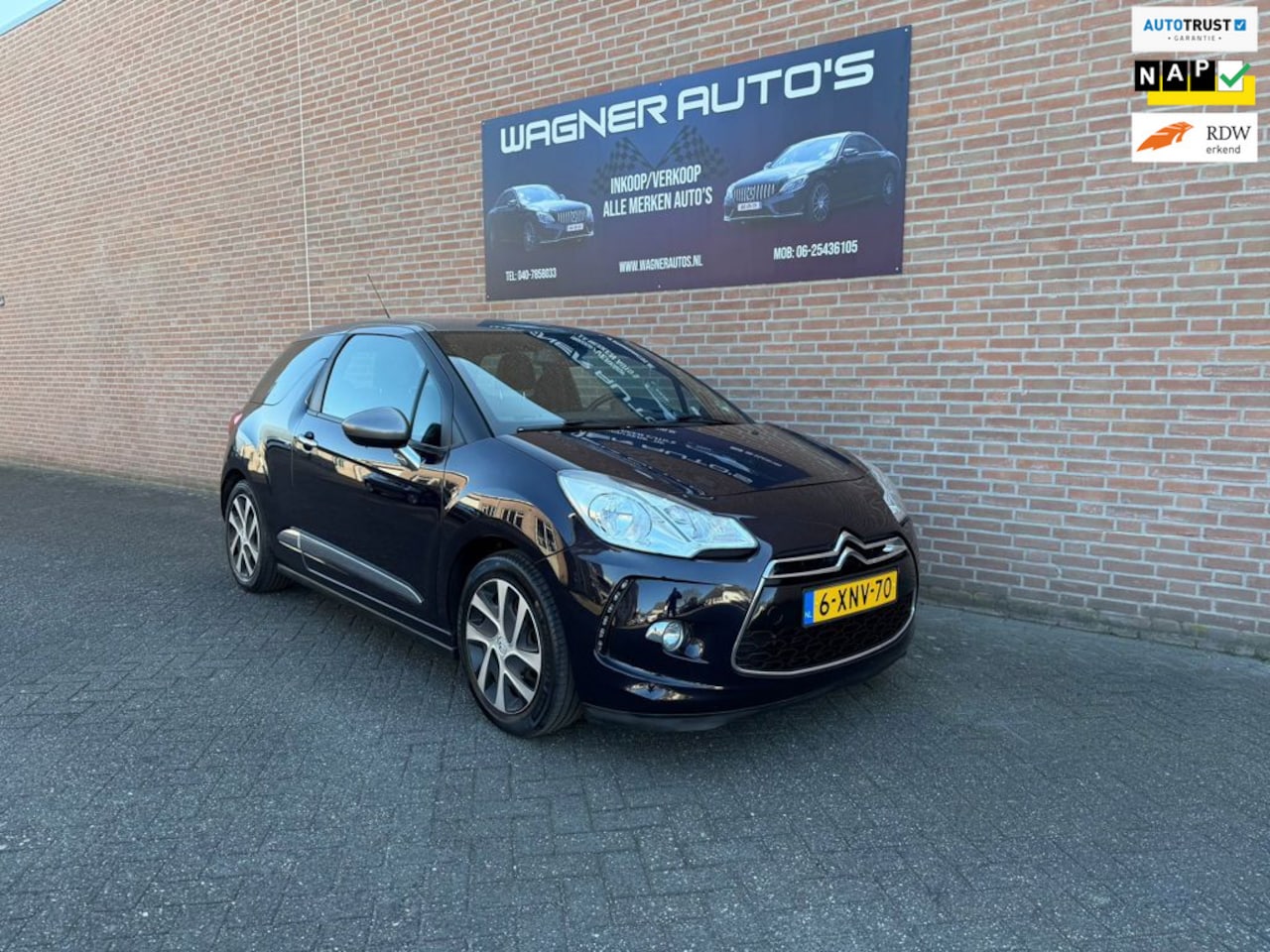 Citroën DS3 - 1.2 VTi So Chic Navi PDC Cruise-control Airco-automatisch - AutoWereld.nl