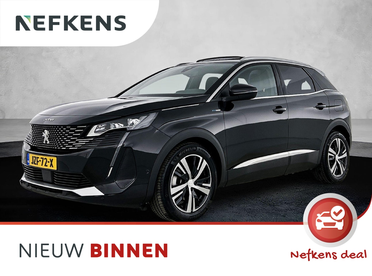 Peugeot 3008 - 1.6 HYbrid 225 GT | Plug-In Hybrid | Navigatie | Elektrische Schuif-Kanteldak | Adaptieve - AutoWereld.nl