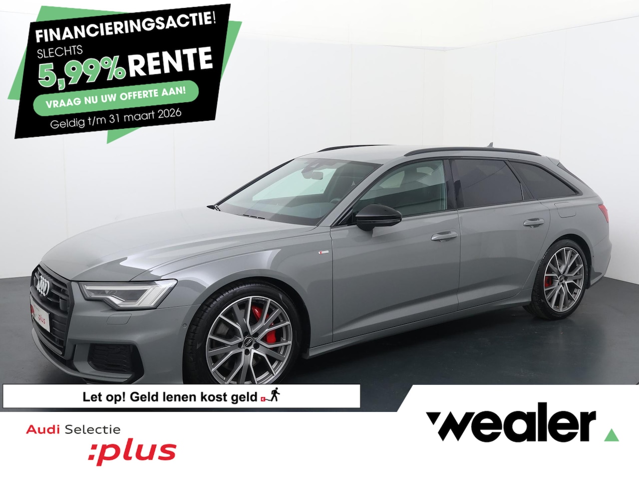 Audi A6 Avant - 55 TFSI e quattro S edition Competition | 367 PK | SoH 85% | Trekhaak | Adaptive cruise co - AutoWereld.nl