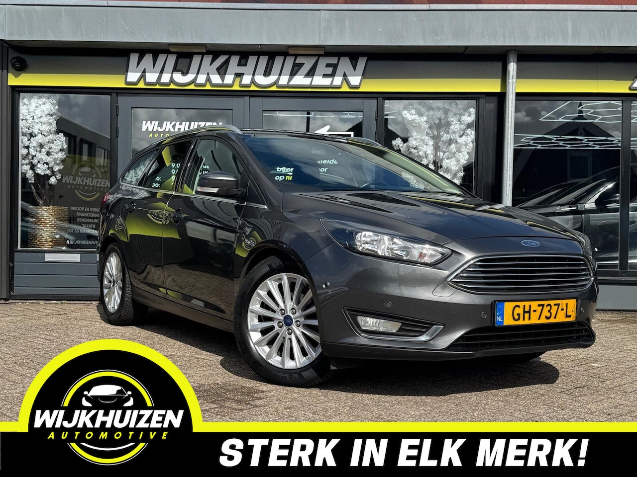 Ford Focus Wagon - 1.0 Titanium Edition met Led !!! Navigatie !!! 17 Inch !!! Cruise !!! - AutoWereld.nl